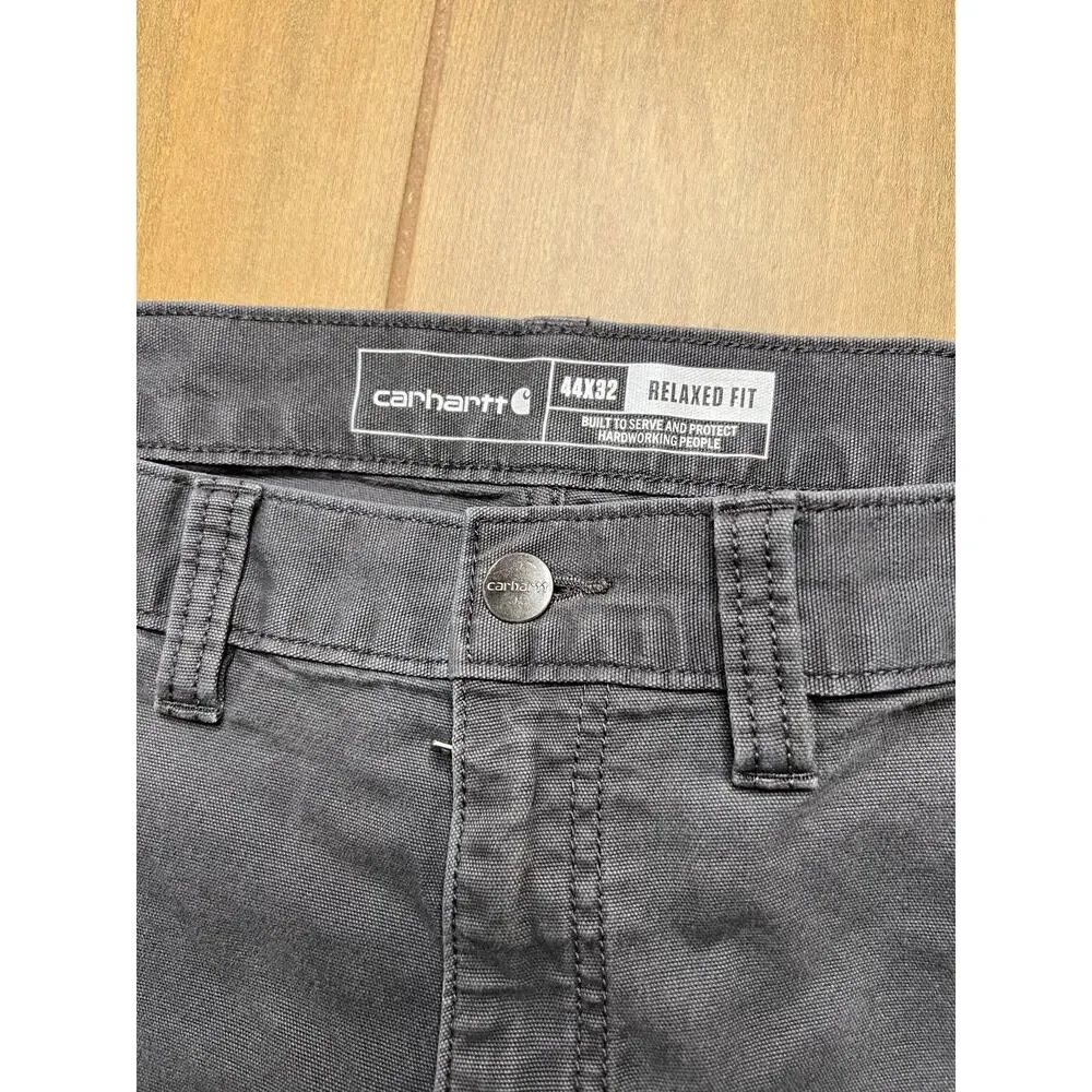 Carhartt Relaxed Fit Pants Mens 44x32 Gray Workwear Cotton Stretch‎